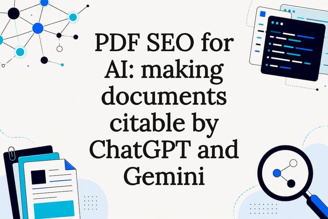 PDF SEO for AI: making documents citable by ChatGPT and Gemini
