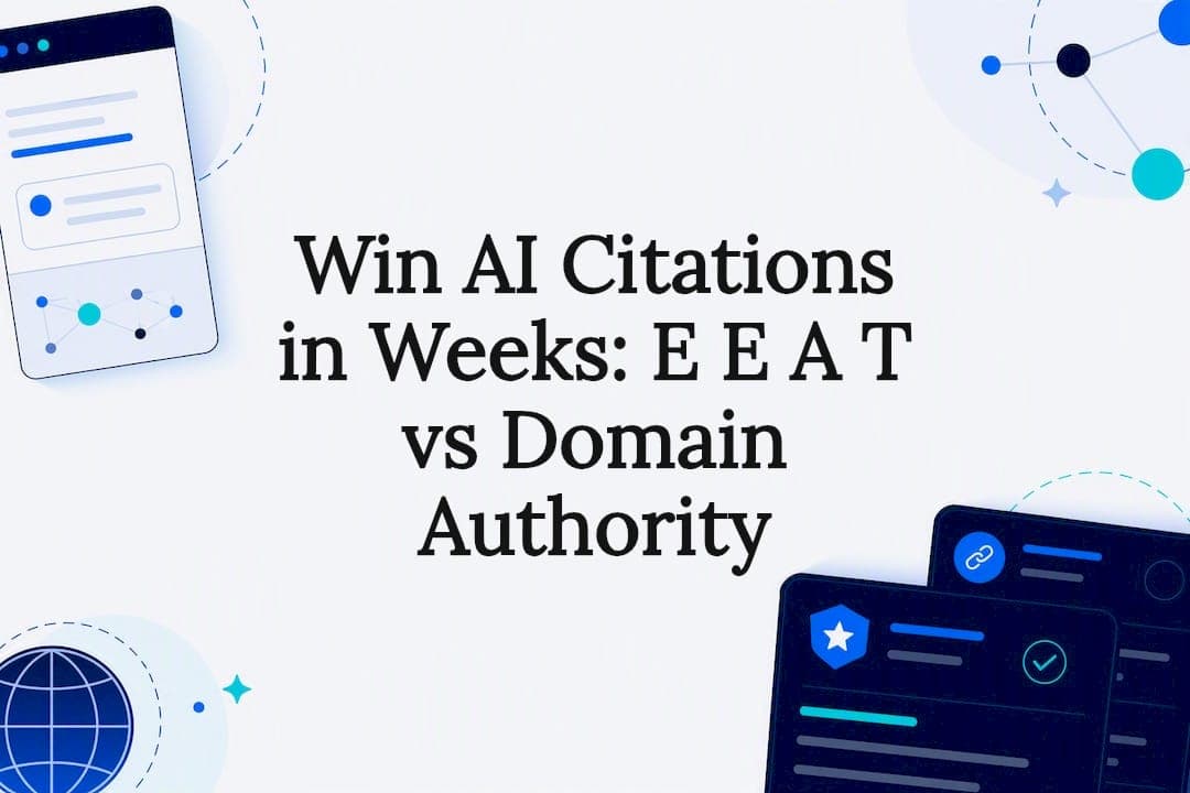 Win AI Citations in Weeks: E E A T vs Domain Authority