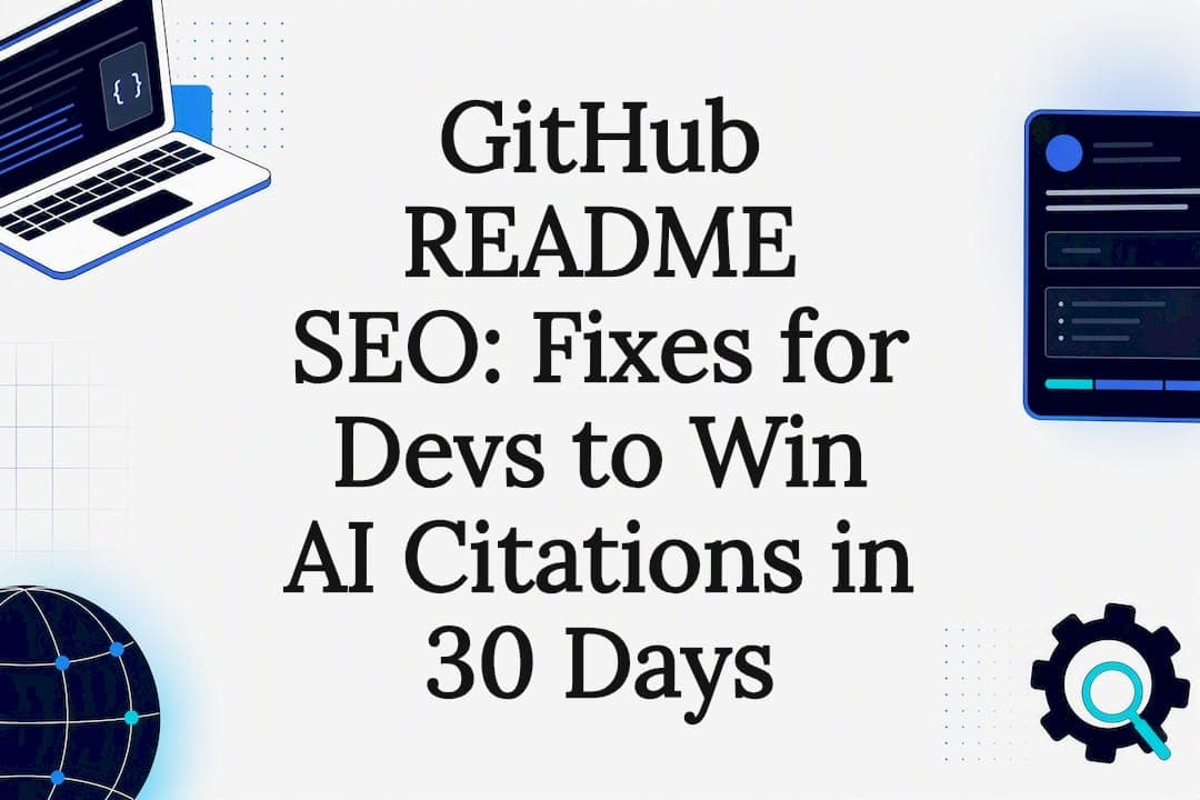 GitHub README SEO: Fixes for Devs to Win AI Citations in 30 Days