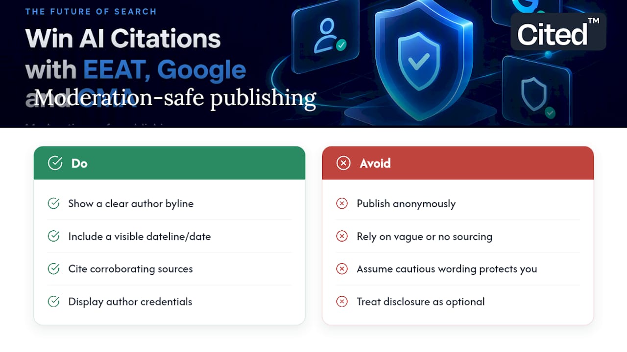 Impact of E-E-A-T on AI content moderation policies — overview diagram