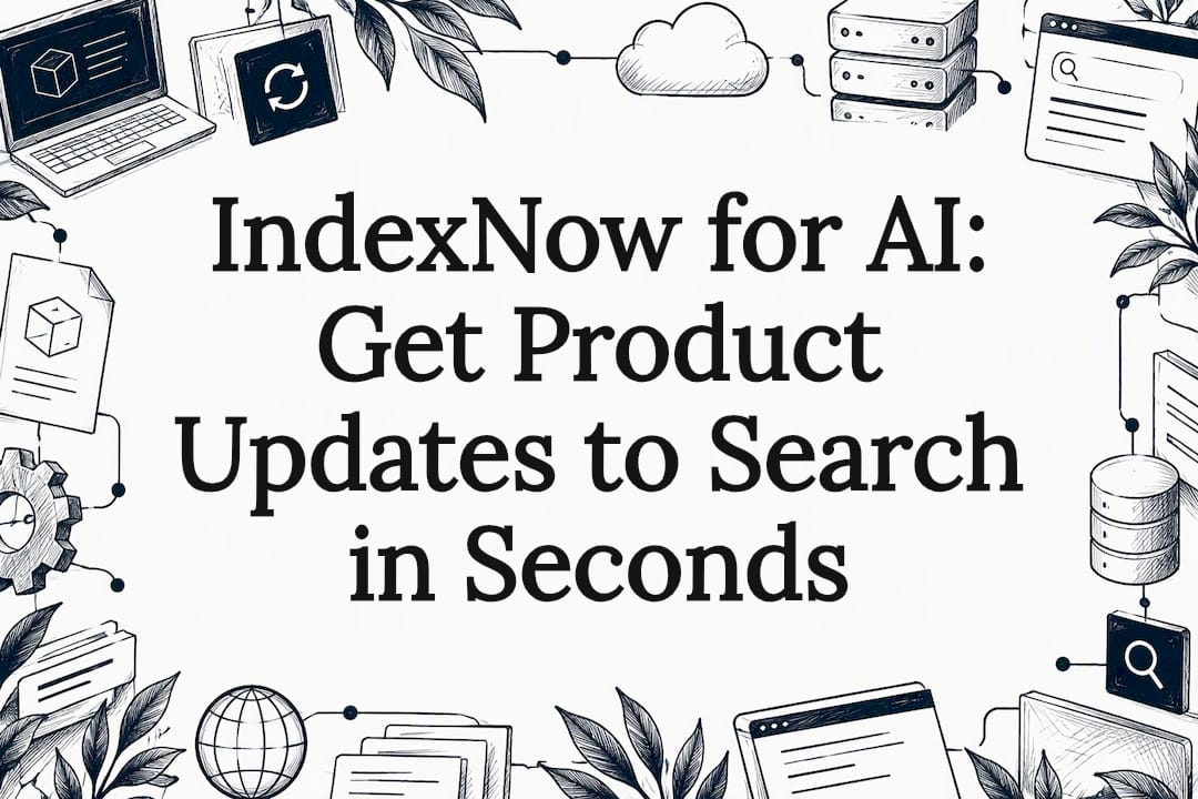 Dark title card for IndexNow and AI search